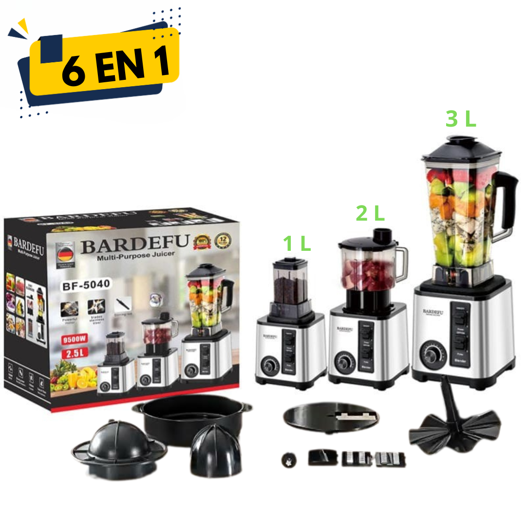 🍇LICUADORA 6 EN 1 BARDEFU🍇