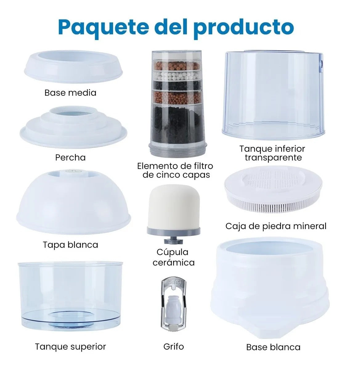 💧FILTRO PURIFICADOR DE AGUA DE 16 LITROS🫗