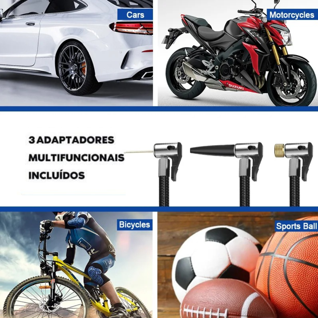 🚗COMPRESOR PORTATIL ⚽