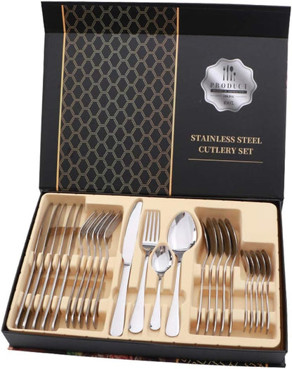 🥄SET DE CUBIERTOS X 24 PIEZAS🍴