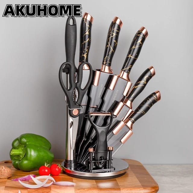 👩‍🍳SET POR 9 PIEZAS 🔪