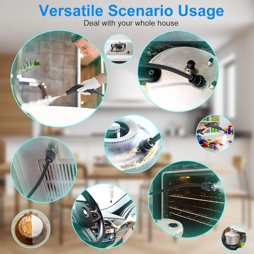 💨LIMPIADOR MULTIUSOS A VAPOR PORTATIL♨️