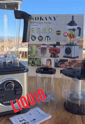 🍇LICUADORA SOKANY 3 EN 1 🍇