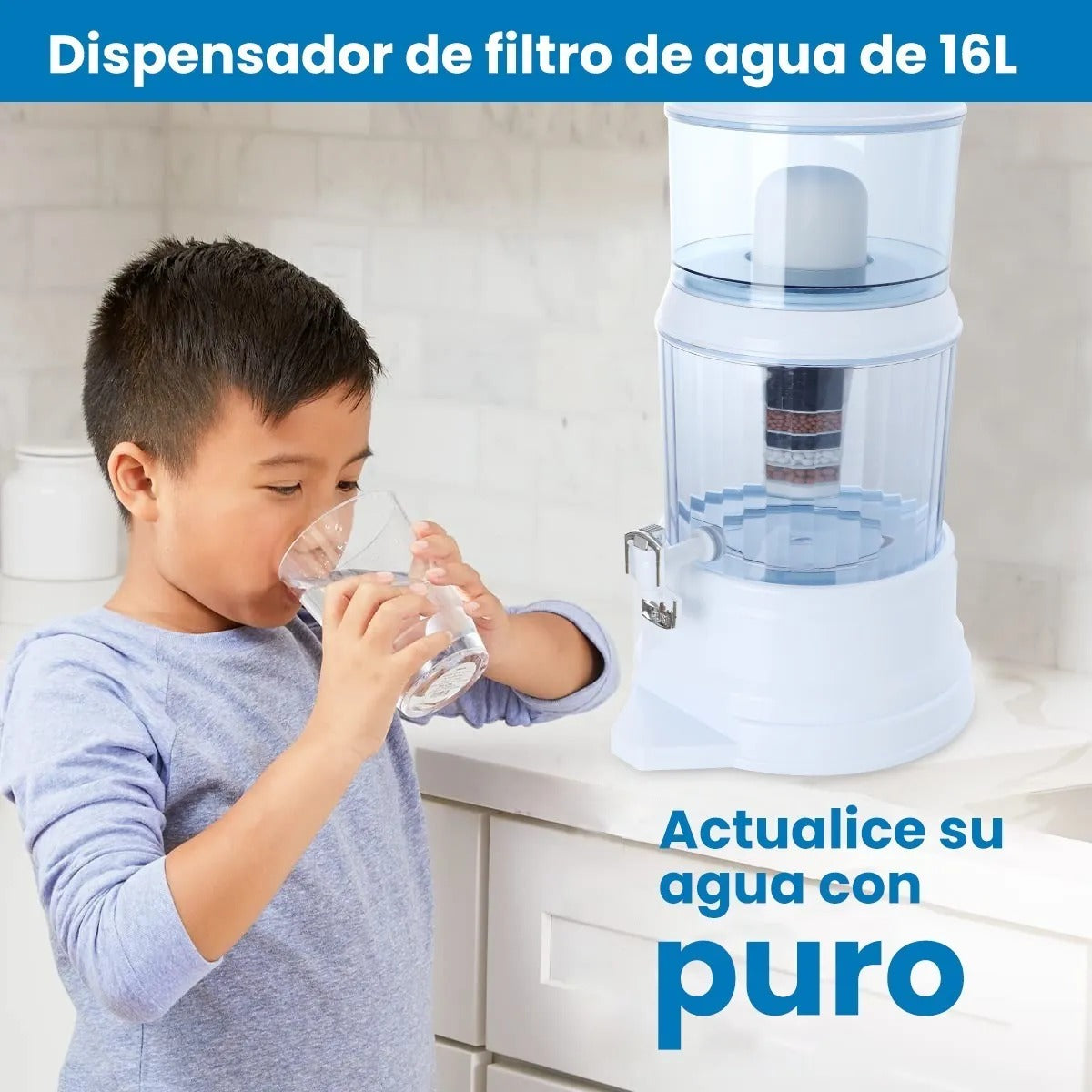 💧FILTRO PURIFICADOR DE AGUA DE 16 LITROS🫗
